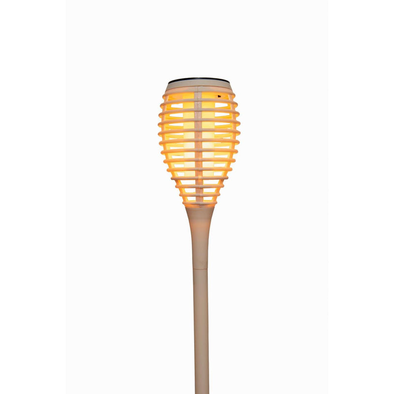 Afbeelding laden in galerijviewer, Anna's collection solar fakkel met vlameffect zand 12led 10x61cm