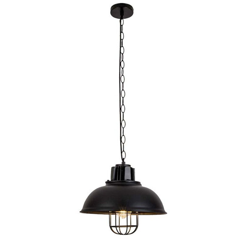 Afbeelding laden in galerijviewer, Homestyle pro mk107-bb industriële hanglamp 33x26 cm zwart metaal