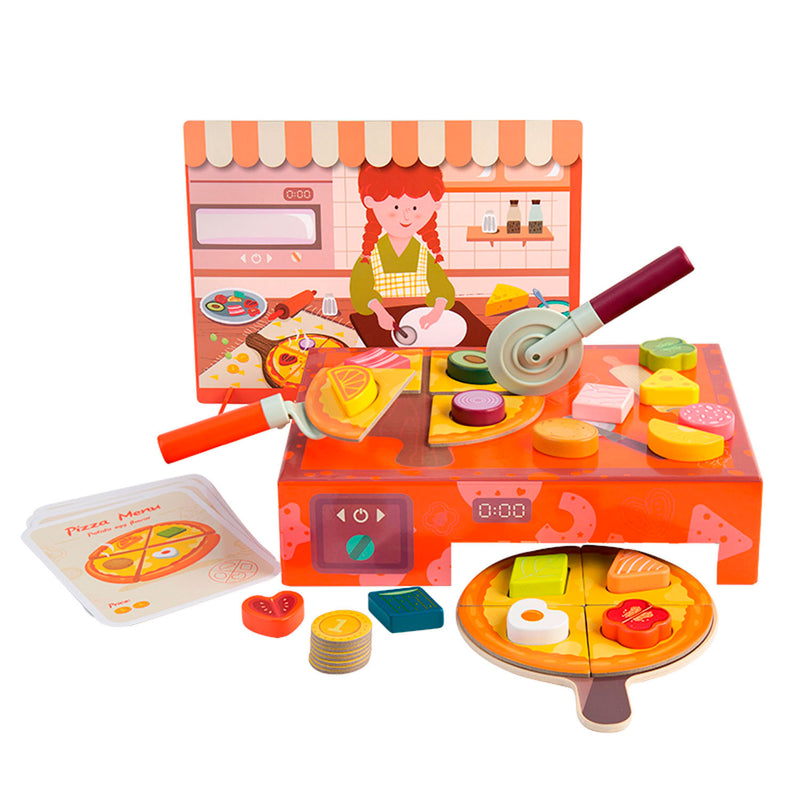 Afbeelding laden in galerijviewer, Topbright Pizza Speelbox, 40dlg.