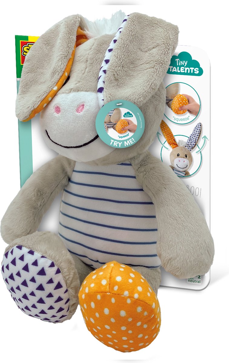 Afbeelding laden in galerijviewer, Ses creative ses kiekeboe knuffel - ezel