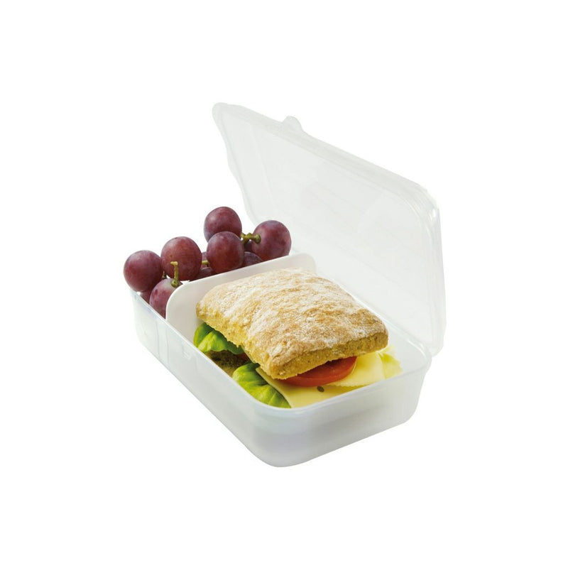 Afbeelding laden in galerijviewer, Rotho fun lunchbox met verdeelschotje 0.9l transparant
