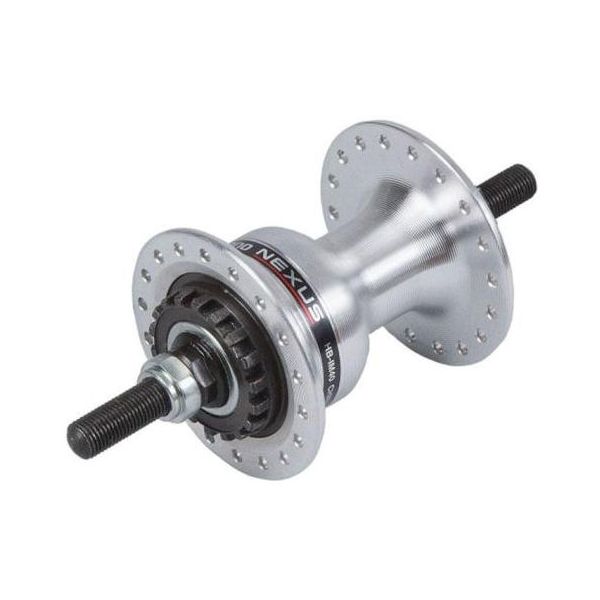 Afbeelding laden in galerijviewer, Voornaaf Shimano Nexus HB-IM 40 voor rollerbrake 36 gaats 100 mm - zilver