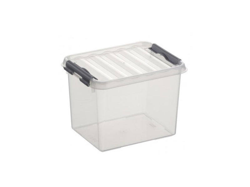 Afbeelding laden in galerijviewer, Sunware q-line opbergbox 3 liter transparant 20x15x14cm