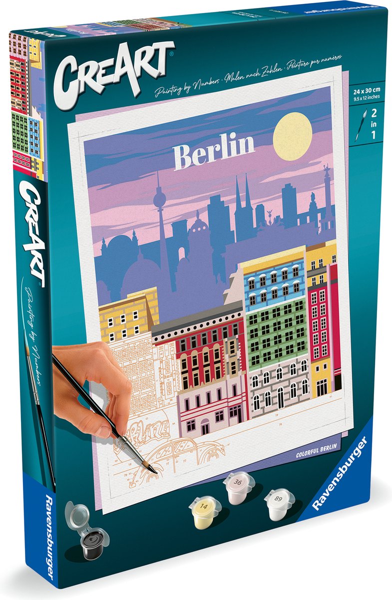 Afbeelding laden in galerijviewer, Ravensburger creart schilderen op nummer - berlijn