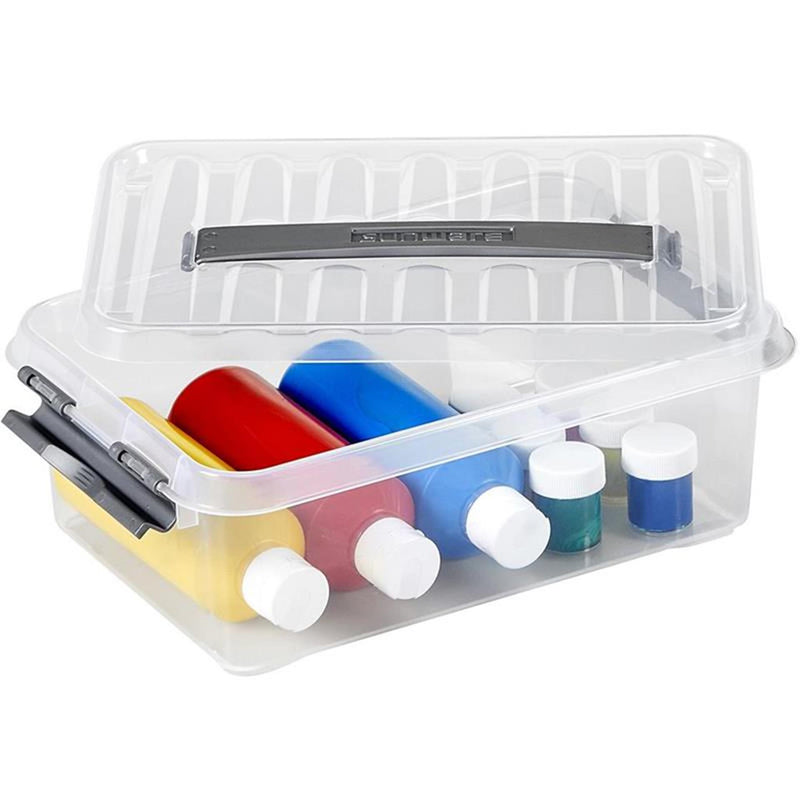 Afbeelding laden in galerijviewer, Sunware q-line box medium 4 liter transp 30,7x20x10,4 cm
