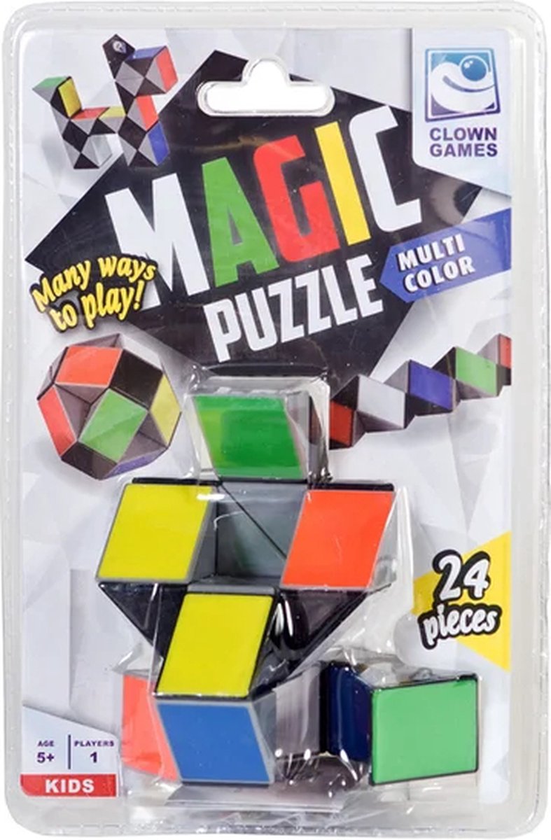 Afbeelding laden in galerijviewer, Magic puzzle clown kleur