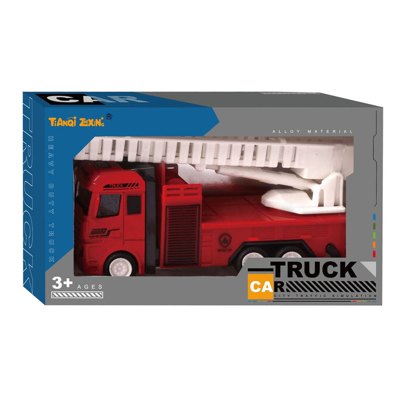Afbeelding laden in galerijviewer, Lobbes pull back truck rood