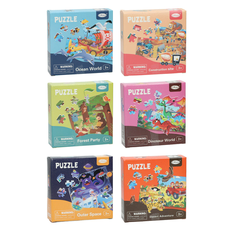 Afbeelding laden in galerijviewer, Mini puzzel thema, 64st.