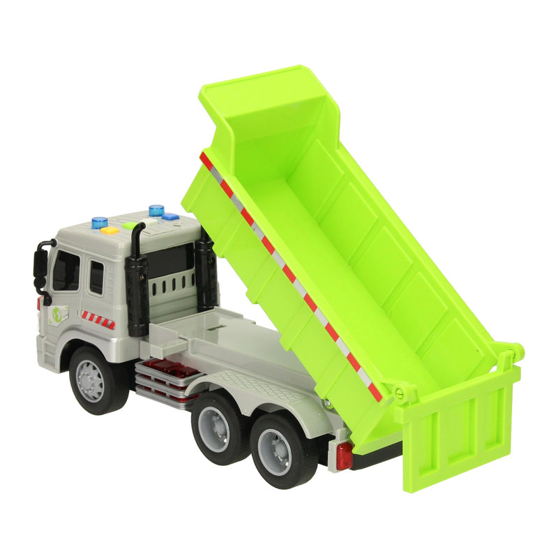 Afbeelding laden in galerijviewer, Lobbes speelgoed bv truck met kiepwagen met licht en geluid