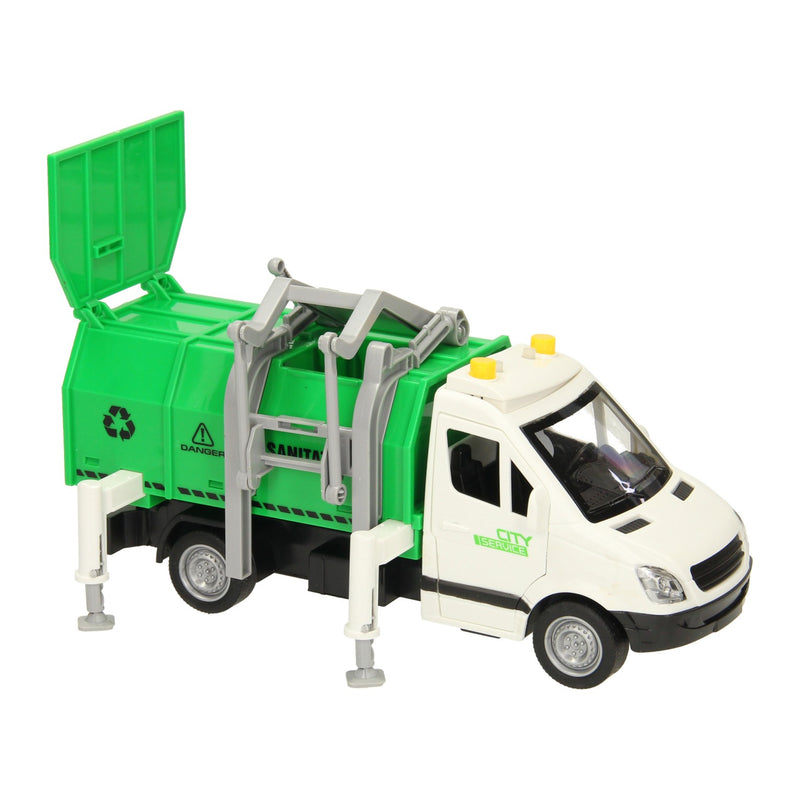 Afbeelding laden in galerijviewer, Recyclewagen met licht en geluid