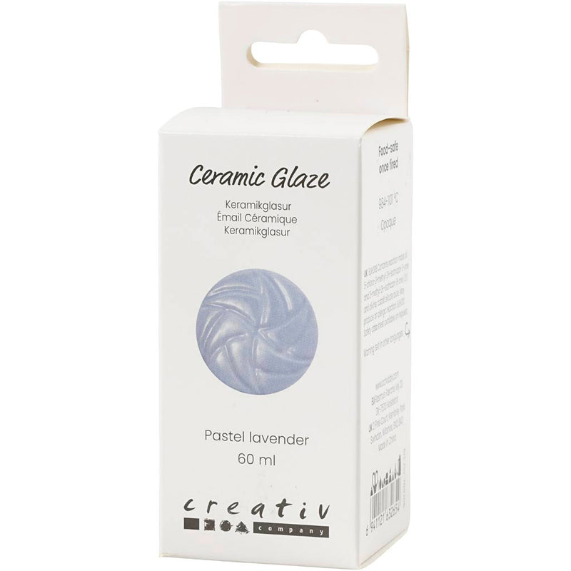 Afbeelding laden in galerijviewer, Https: www.cchobby.nl keramiek-glazuur-984-1101-c-dekkend-pastel-lavender-60-ml-1-doosje