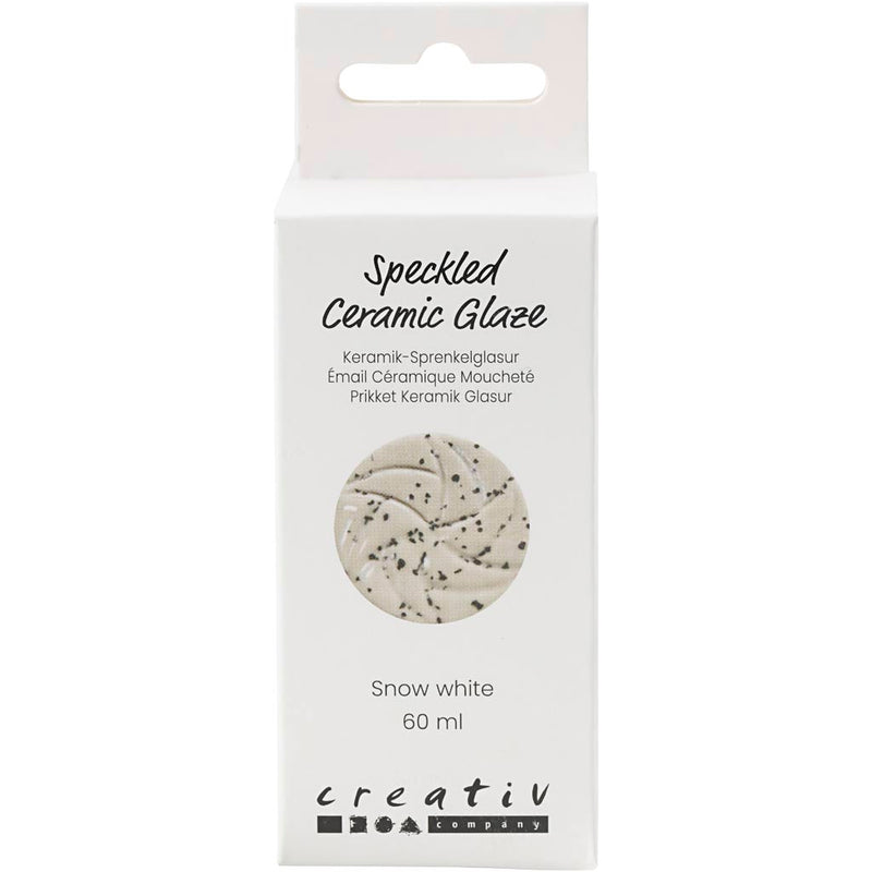 Afbeelding laden in galerijviewer, Https: www.cchobby.nl gespikkeld-keramiekglazuur-999-1060-c-dekkend-snow-white-60-ml-1-doosje