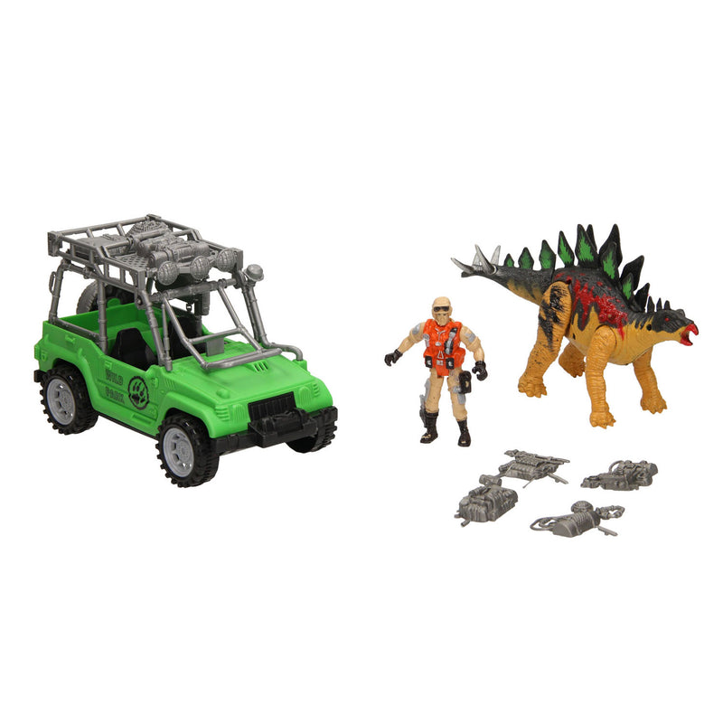 Afbeelding laden in galerijviewer, Dinosaurus speelset groen