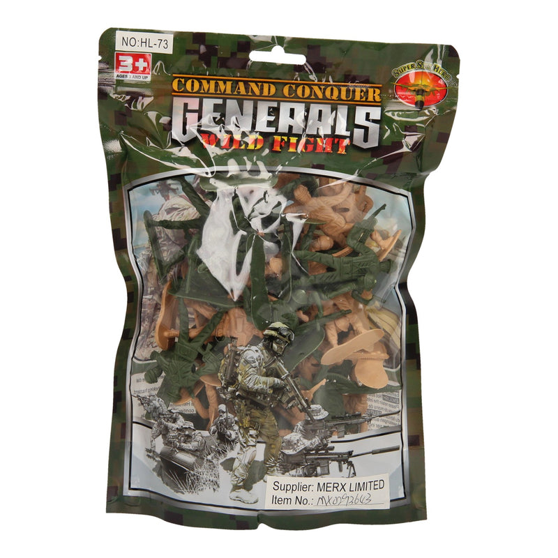 Afbeelding laden in galerijviewer, Soldaatjes Camouflage in Zak 40st.