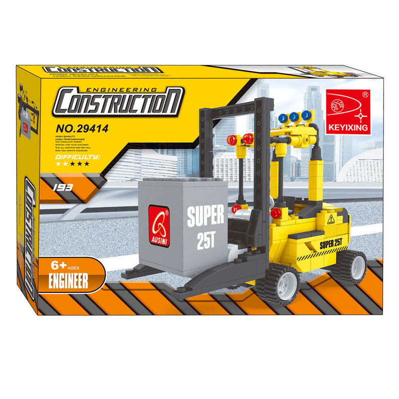 Afbeelding laden in galerijviewer, Bouwset constructie heftruck - 195dlg.