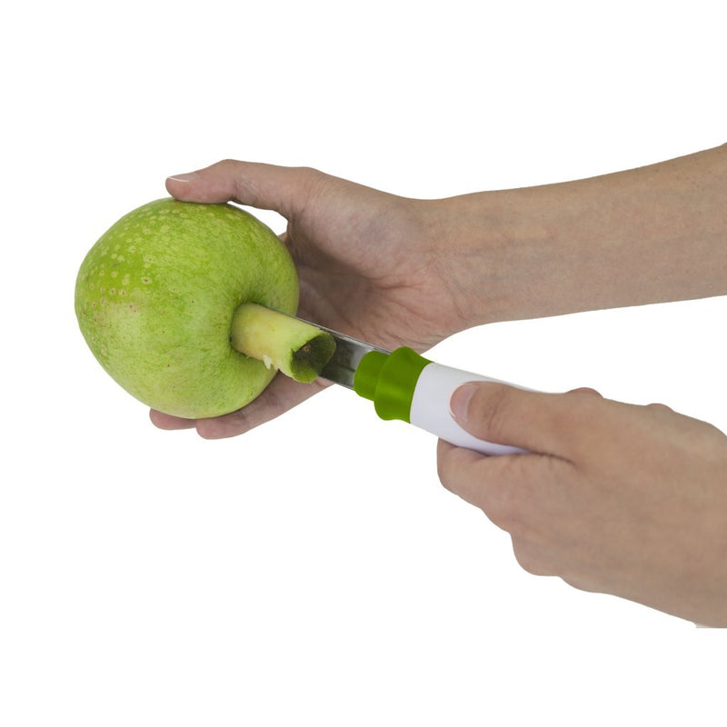 Afbeelding laden in galerijviewer, Metaltex mrs apple appelboor wit groen rvs
