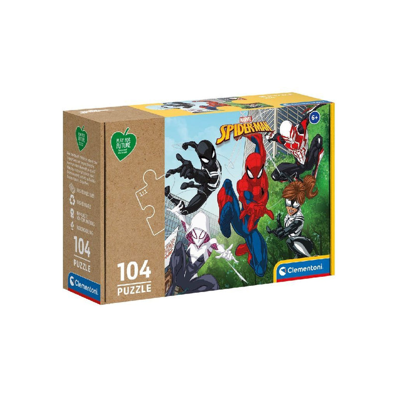 Afbeelding laden in galerijviewer, Clementoni puzzel spiderman 104 stukjes