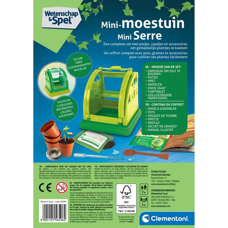 Afbeelding laden in galerijviewer, Clementoni wetenschap en spel - mini moestuin