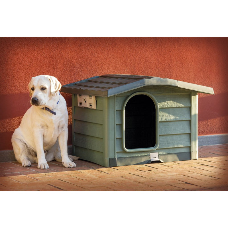 Afbeelding laden in galerijviewer, Bama pet cuccia hondenhok 89x75x62 cm groen