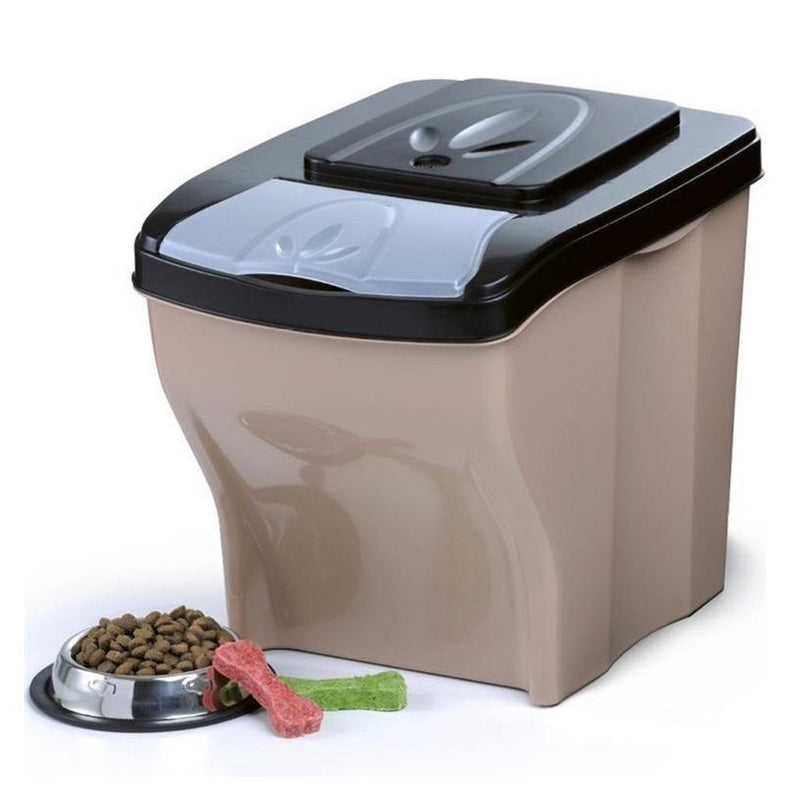 Afbeelding laden in galerijviewer, Bama pet voedeselcontainer 3x20l taupe beige