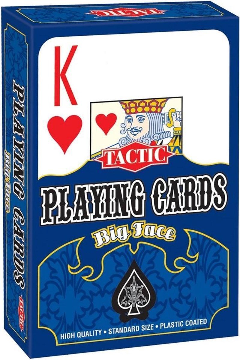 Afbeelding laden in galerijviewer, Tactic big faces speelkaarten