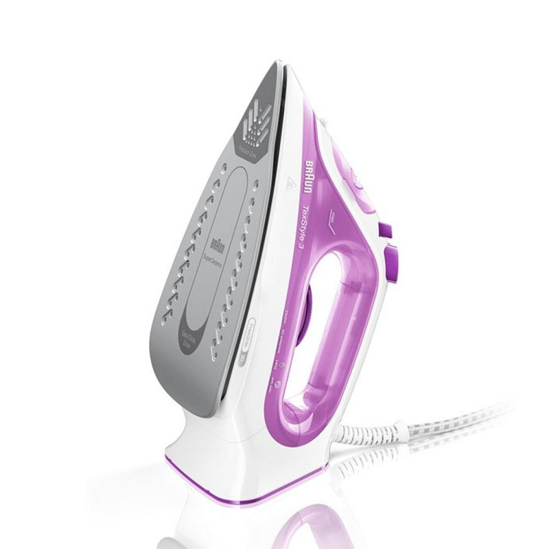 Afbeelding laden in galerijviewer, Braun si3030pu texstyle3 stoomstrijkijzer roze wit