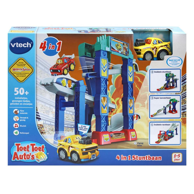 Afbeelding laden in galerijviewer, Vtech toet toet pro 4-in-1 stuntbaan
