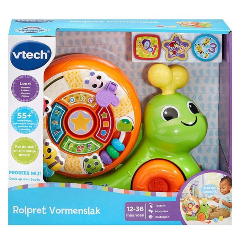 Afbeelding laden in galerijviewer, Vtech rolpret vormenslak rolpret vormenslak