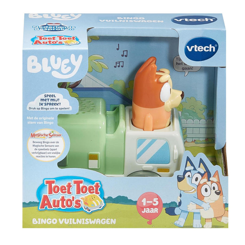 Afbeelding laden in galerijviewer, Vtech toet toet auto's bluey - bingo vuilniswagen