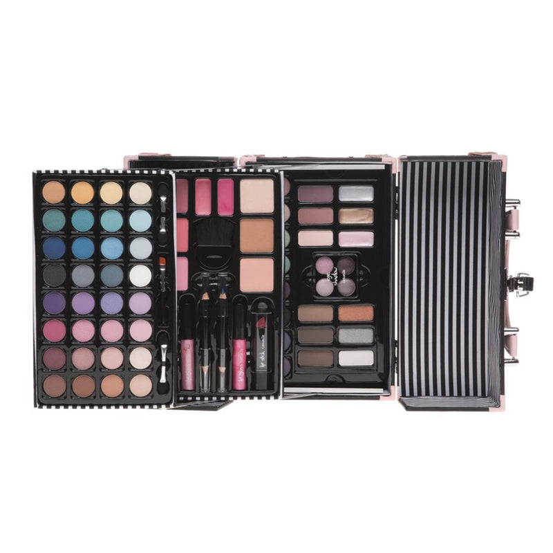 Afbeelding laden in galerijviewer, Casuelle make-up koffer roze zwart