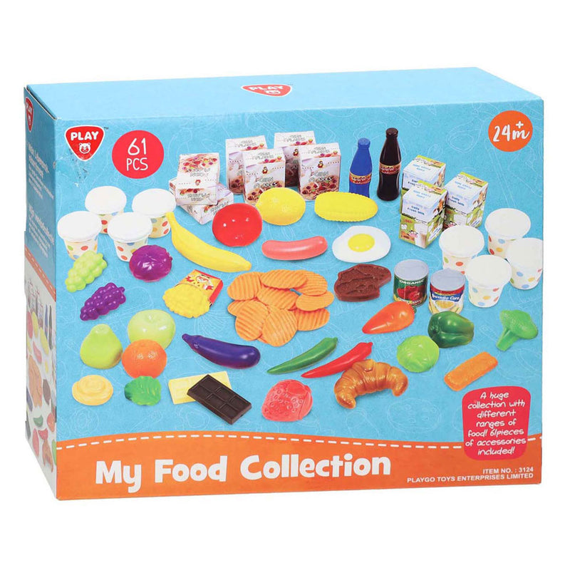 Afbeelding laden in galerijviewer, Playgo voedselset - 61dlg.