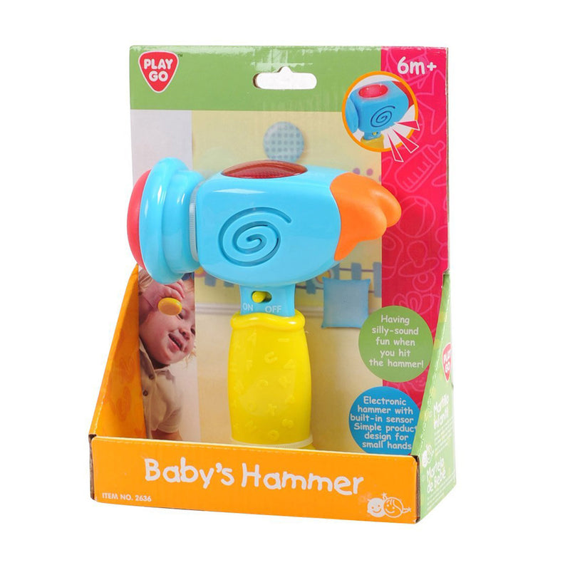 Afbeelding laden in galerijviewer, Playgo baby speelgoed hamer met licht en geluid - motoriek.
