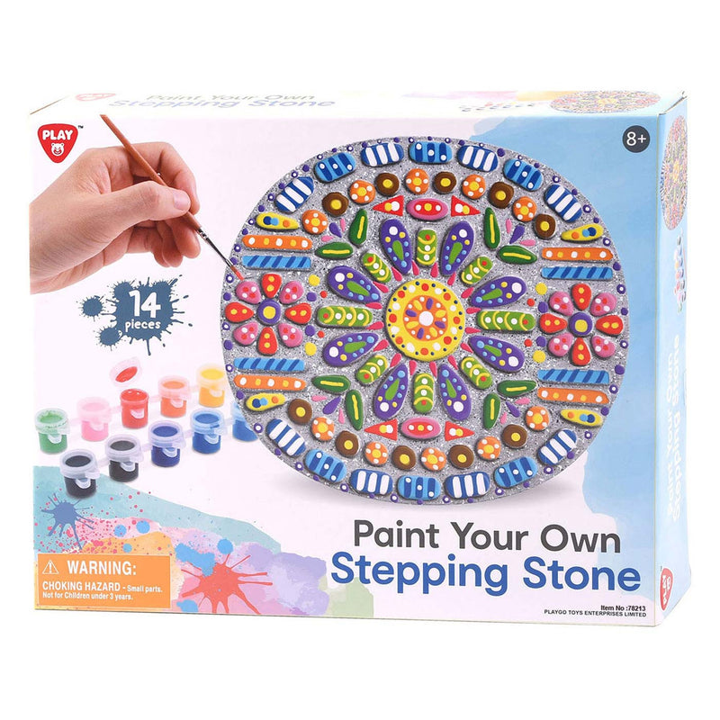 Afbeelding laden in galerijviewer, Playgo verf je eigen cementen stepping stone - 14dlg.