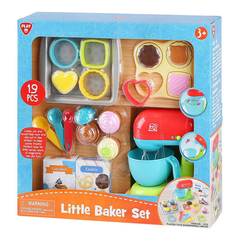Afbeelding laden in galerijviewer, Playgo kleine bakker speelset - 19dlg.