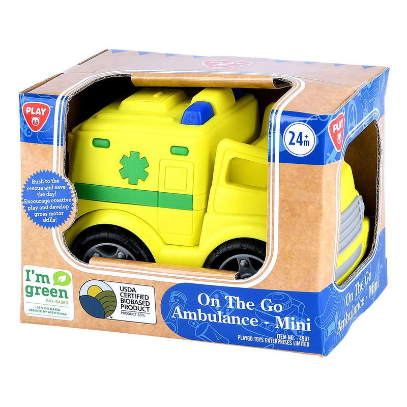 Afbeelding laden in galerijviewer, Playgo biobased ambulance - 15cm