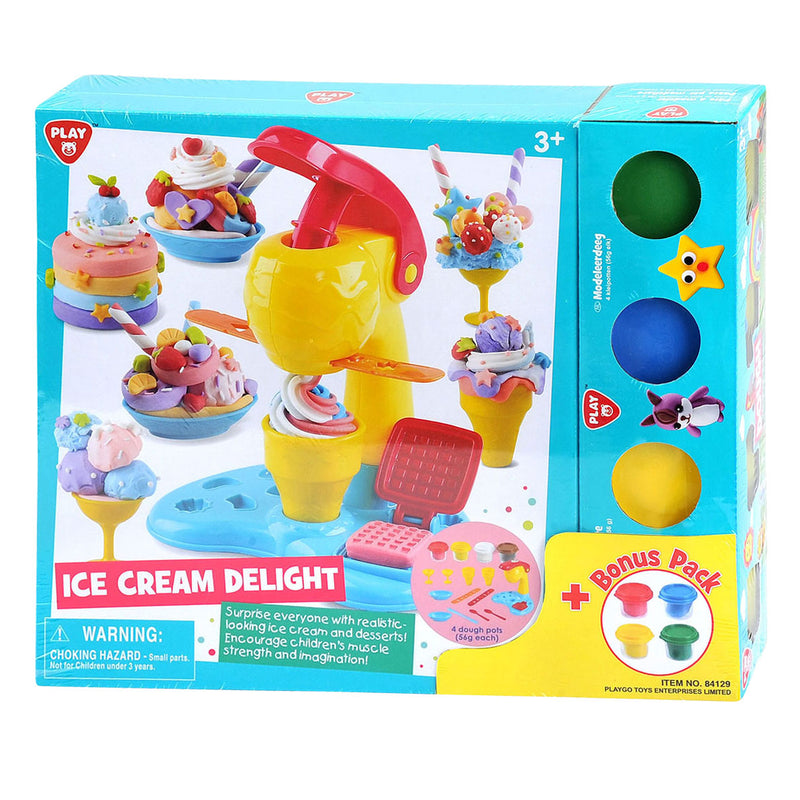 Afbeelding laden in galerijviewer, Playgo ijsjes maken kleiset - 4 kleipotjes