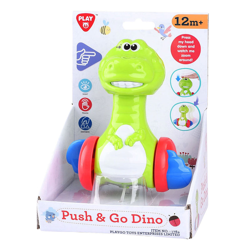 Afbeelding laden in galerijviewer, Playgo push go dinosauriër