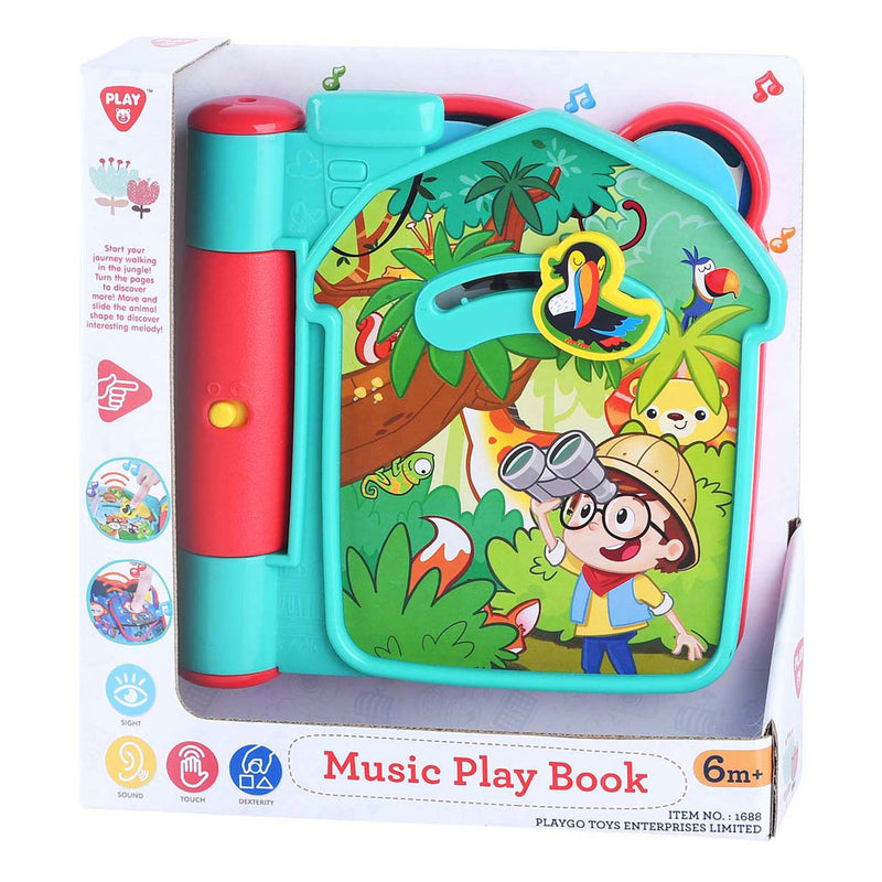 Afbeelding laden in galerijviewer, Playgo geluidenboek jungle