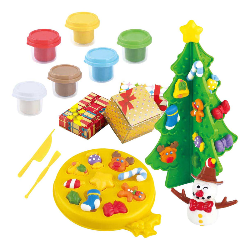 Afbeelding laden in galerijviewer, Playgo kerstboom kleiset - 6 kleipotjes