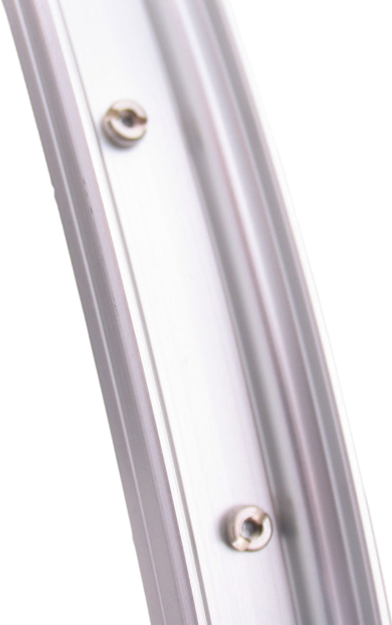 Afbeelding laden in galerijviewer, Shimano achterwiel 28 x 1 4 aluminium remnaaf zilver