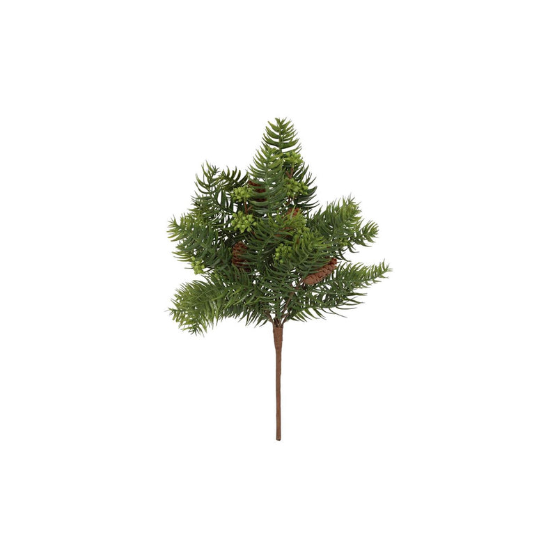 Afbeelding laden in galerijviewer, Countryfield kunsttak hedera bes groen 41xh25,4cm