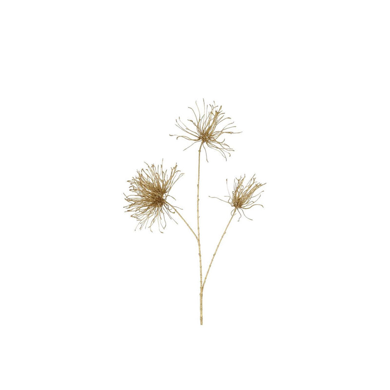Afbeelding laden in galerijviewer, Countryfield kunstbloem grevillea s goud 94x24x13cm