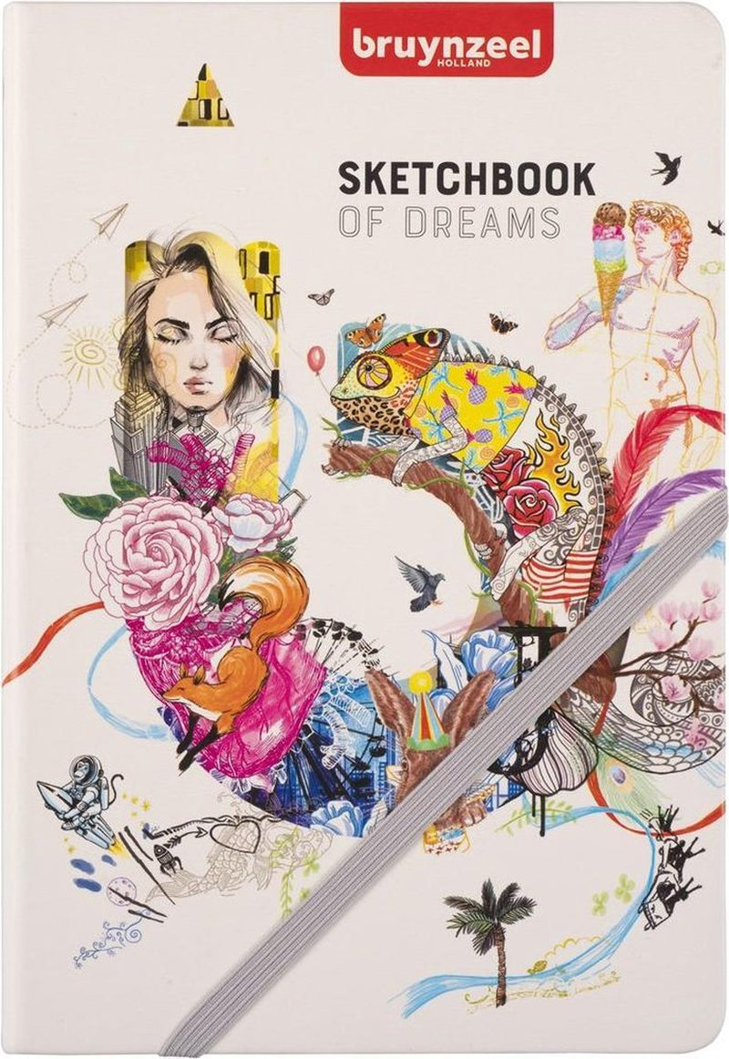Afbeelding laden in galerijviewer, Bruynzeel creatives schets notitieboek a5 140 g m 80 vellen
