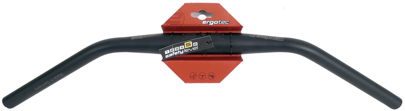 Afbeelding laden in galerijviewer, Ergotec stuur ladytown ø31.8mm x 620 mm 16 mm rise - zwart gezandstraald