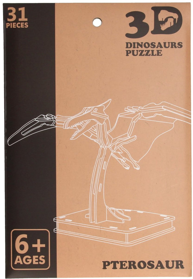 Afbeelding laden in galerijviewer, Koopman houten 3d puzzel dinosaurus