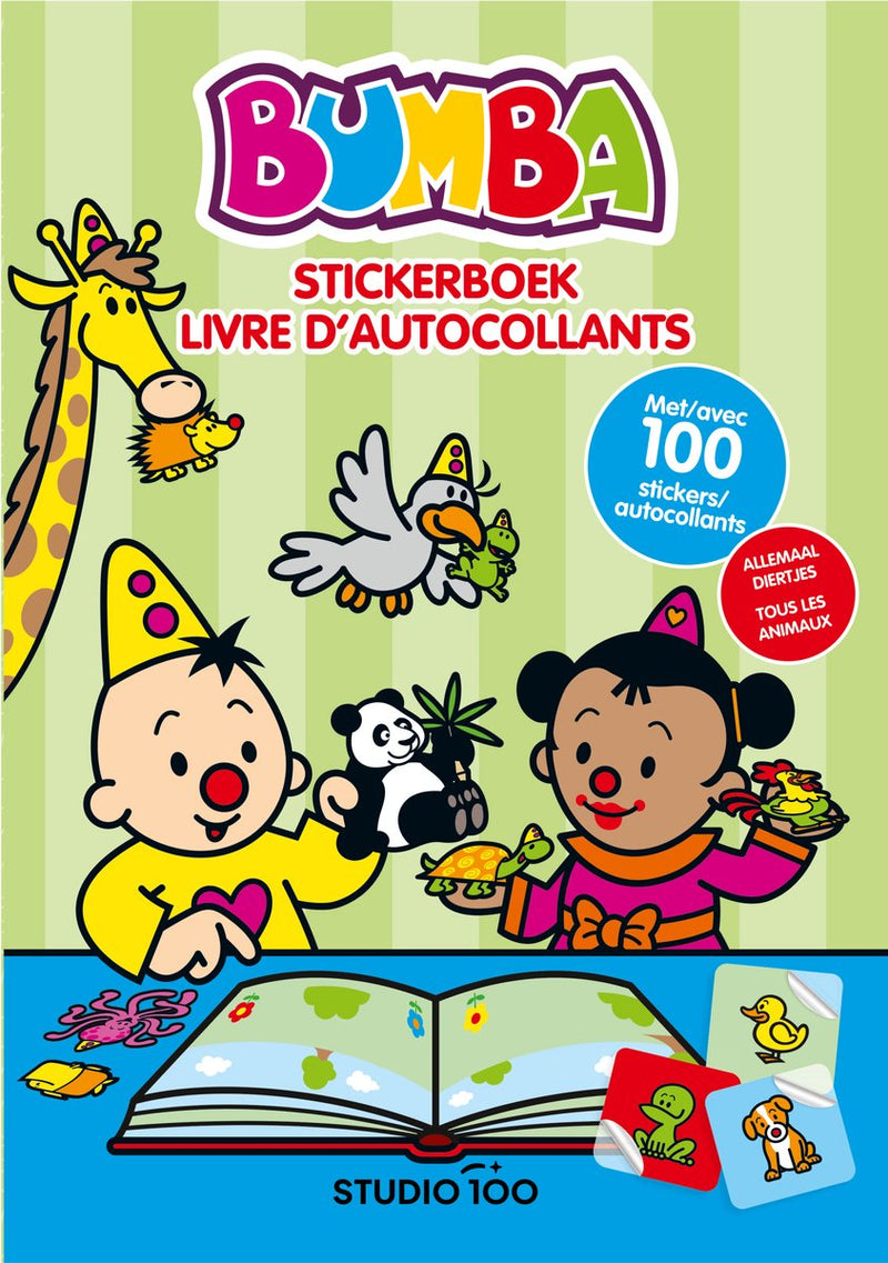 Afbeelding laden in galerijviewer, Bumba stickerboek - dieren
