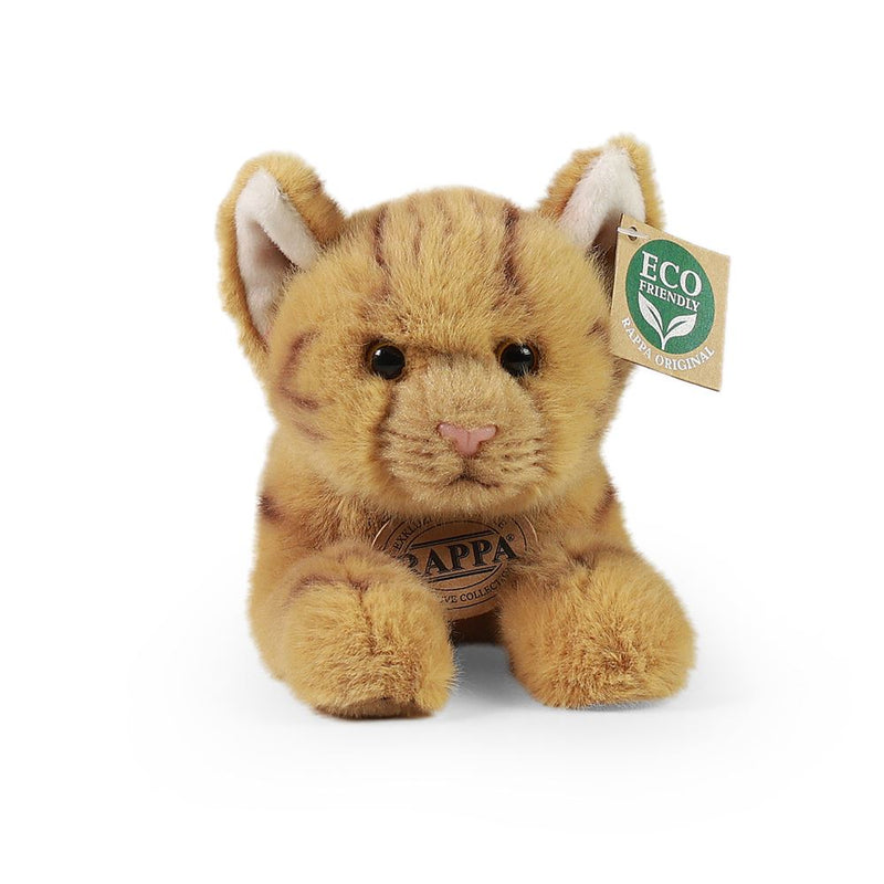 Afbeelding laden in galerijviewer, Pluche bruin kat 20 cm eco-vriendelijk