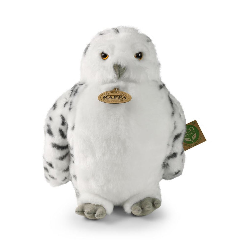 Afbeelding laden in galerijviewer, Pluche witte uil 28 cm eco-vriendelijk