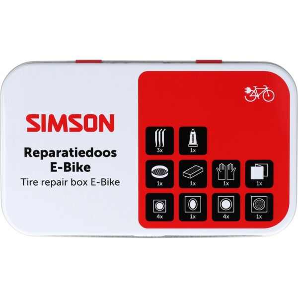 Afbeelding laden in galerijviewer, Simson reparatiedoos e-bike - 12 stuks