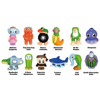 Afbeelding laden in galerijviewer, Brainrot knijpfiguur 11 cm squish 12 assorti | 8 stuks